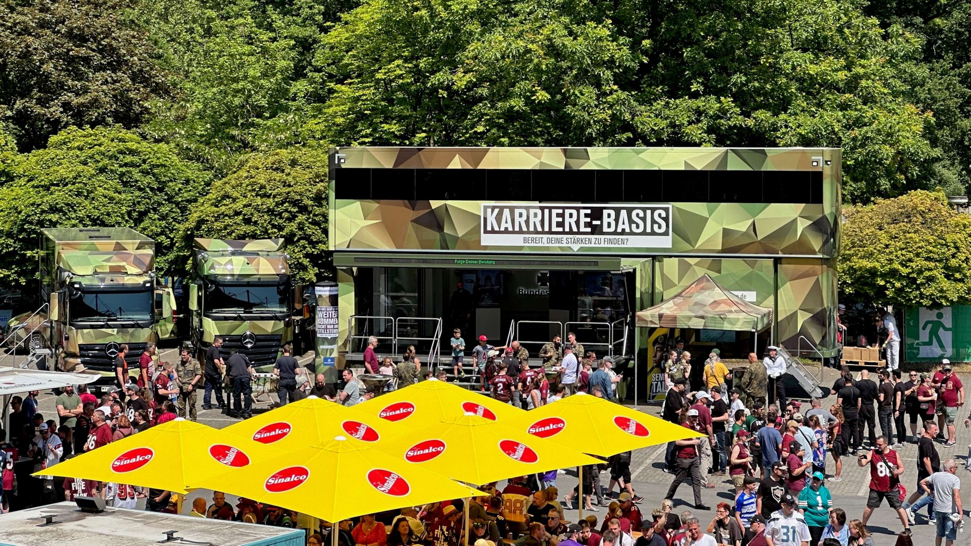 Touch Down in der Karrierebasis