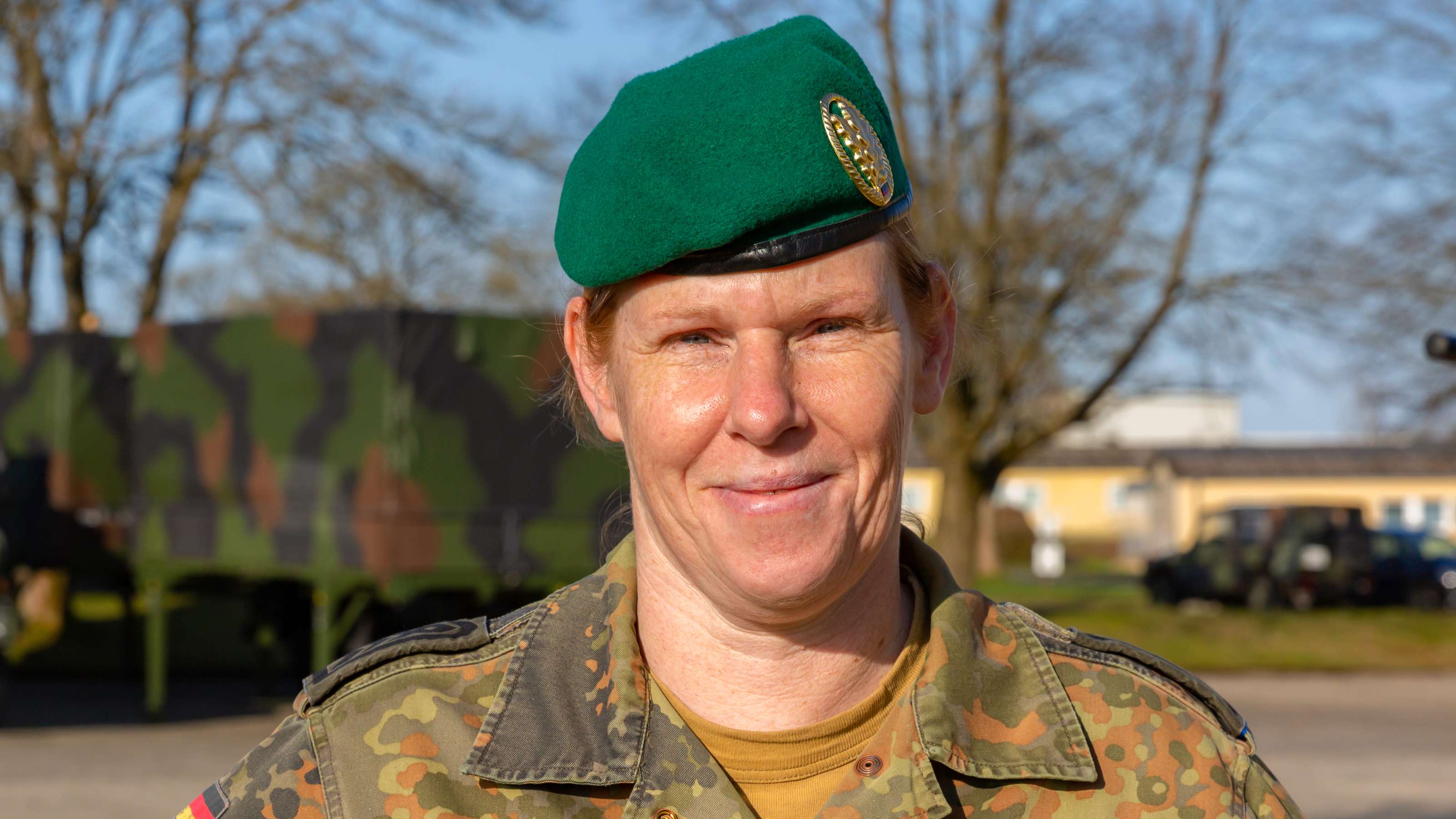 Karriere Erste Frau Oberstabsfeldwebel in der Heereslogistik