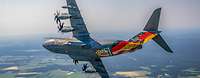 An A400M during the Air Defender exercise
