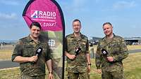 Drei Soldaten von Radio Andernach