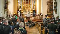 Gottesdienst in der Wallfahrtskirche Mariahilf