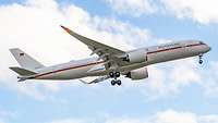 Ein Airbus A350-900 in der Luft