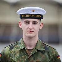 Ein Soldat im Porträt