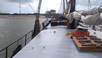 An Bord des Segelschiff „Grootforst“