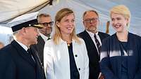 Empfang durch Befh / StvInspM auf Gorch Fock