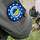 Arm einer Uniform mit einem Wappen darauf: European Union EUMAM Ukraine