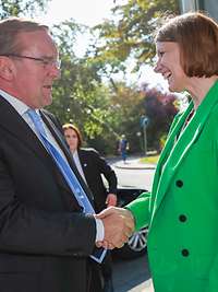 Besuch des Bundesministers der Verteidigung Boris Pistorius