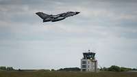 Tornado takes off for test flight in Jagel.