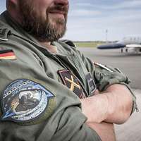 Das Patch zu Timber Express 2023 an einer Uniform.