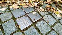 Vier Stolpersteine in Hamburg