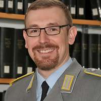 Ein Soldat im Porträt