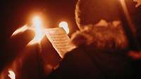 Notenlesen im Fackelschein