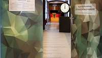 Eine offene Tür zur Regionalen Ausstellung "Die Bundeswehr in Hamburg"