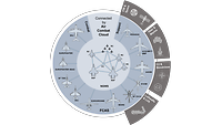 A round diagram show the structure of FCAS: NGWS is in the center, surrounded by other aircraft.