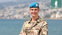 Ein Soldat im Portrait