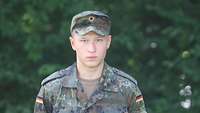 Porträtaufnahme eines Soldaten
