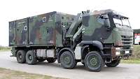 Ein LKW in Polygon