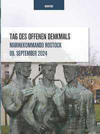 Ein Deckblatt von einem Fyler auf dem 'Tag des offenen Denkmals' steht.