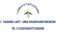 Logo der 1. Tagung Luft- und Raumfahrtmedizin / 70. Fliegerarzttagung
