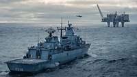 SNMG 1 sea surveillance
