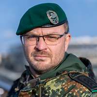 Ein Soldat im Porträt