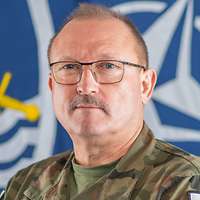 Portrait of Lieutenant General Dariusz Parylak, Commander of the Multinational Corps Northeast, in uniform