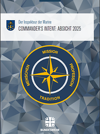 The cover image of a brochure shows a compass.