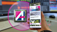 Soldat zeigt markant die Radio Andernach App