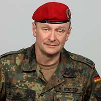 Porträt von Oberst Martin Rödiger, Kommandeur der Unteroffizierschule des Heeres