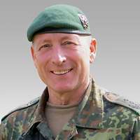 Porträt von Oberst Andreas Schnebelt, Kommandeur der Unteroffizierschule des Heeres