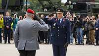 Generalleutnant Gerhartz mit General Breuer