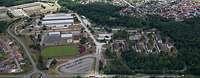 Luftaufnahme der Südpfalz-Kaserne in Germersheim