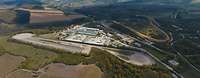Luftaufnahme der Wehrtechnische Dienststelle 41 für Landgebundene Fahrsysteme in Trier