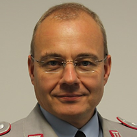 Portrait eines Soldaten