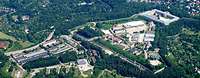 Luftaufnahme einer Kaserne in Ulm