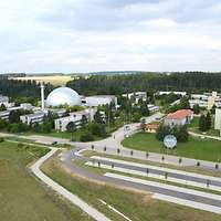 Luftbild der wehrtechnischen Dienststelle für Informationstechnologie und Elektronik in Greding