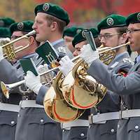 Soldaten des Musikkorps der Bundeswehr beim musizieren