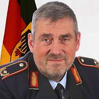 Porträtfoto von Generalmajor Hogrebe
