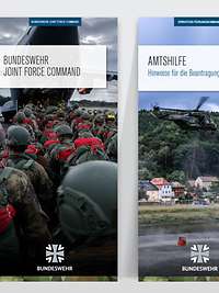 Flyer und Grafiken des OpFueKdoBw