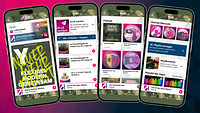 Verschiedene Ausschnitte der Radio Andernach App