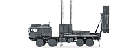Ein Lkw vom System IRIS-T SLM freigestellt in Seitenansicht