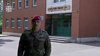 Ein Soldat im Portrait