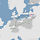 A map with names of military exercises in Germany, the Baltic Sea and Lithuania