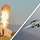 Ein Typhon-Raketensystem und ein Kampfjet vom Typ Eurofighter Typhoon sind nebeneinander abgebildet.
