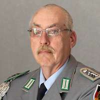 Ein Soldat im Porträt