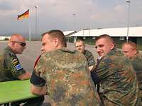 Unterkunftsgebäude im Camp Unterkunftsgebäude in Camp