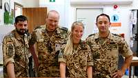 Gruppenfoto vom Team der Einsatzkantine