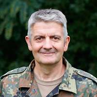 Ein Soldat im Porträt