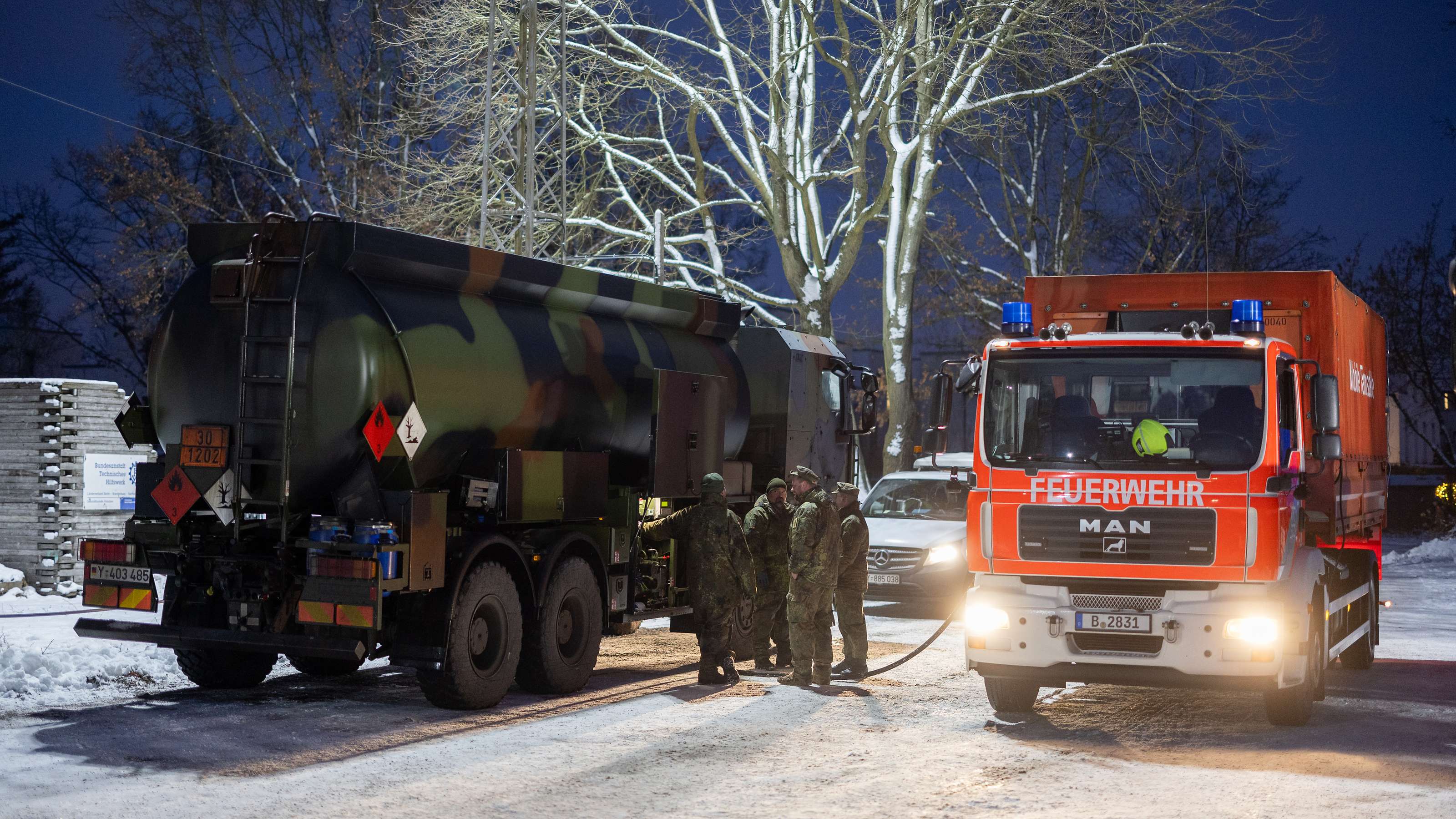Amtshilfe: Bundeswehr hilft in Berlin