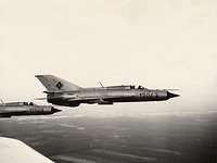 F-104 Starfighter und MiG-21 Düsenjäger im direkten Vergleich